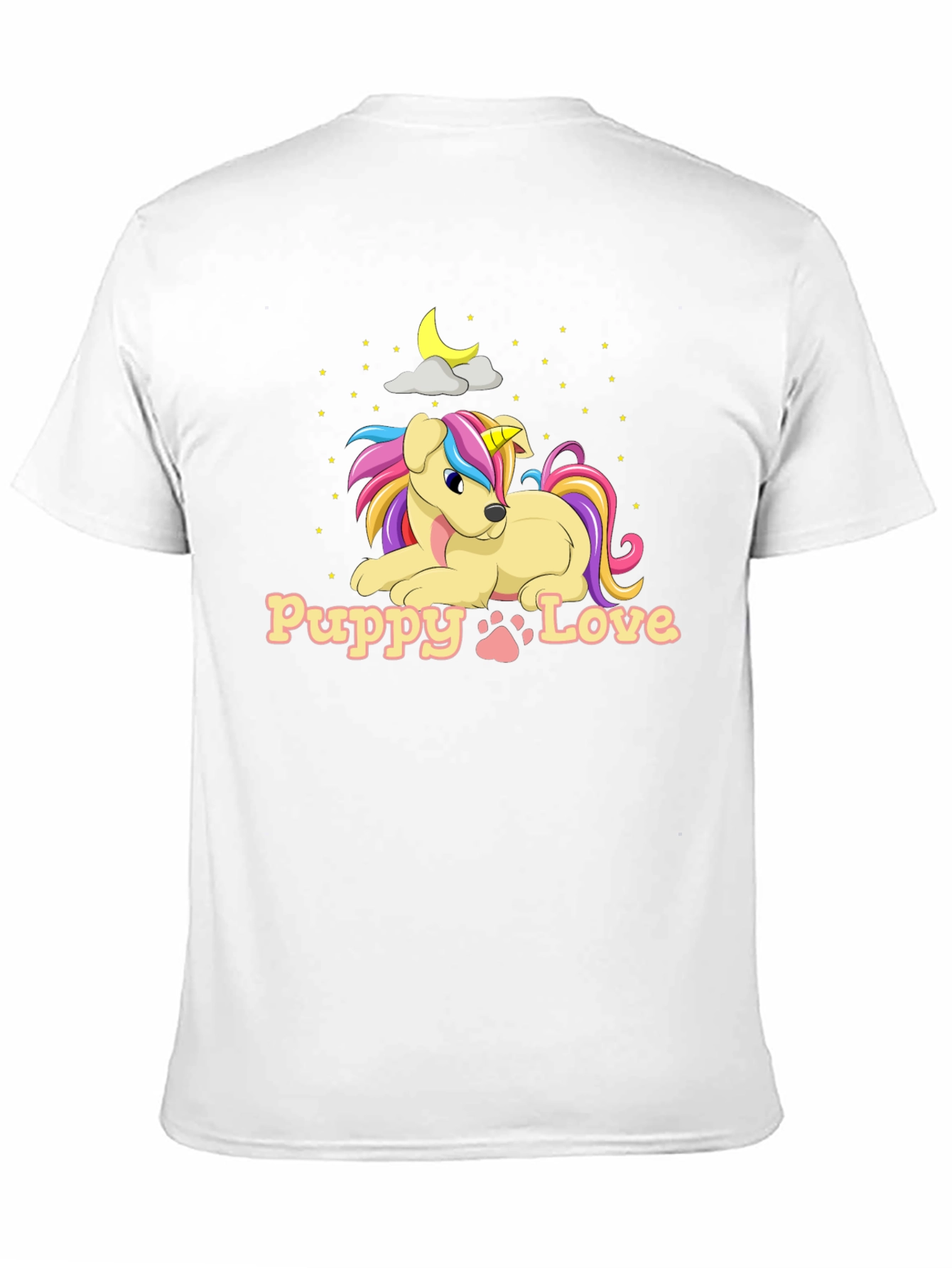Puppy Love Unicorn Dog Graphic T-Shirt