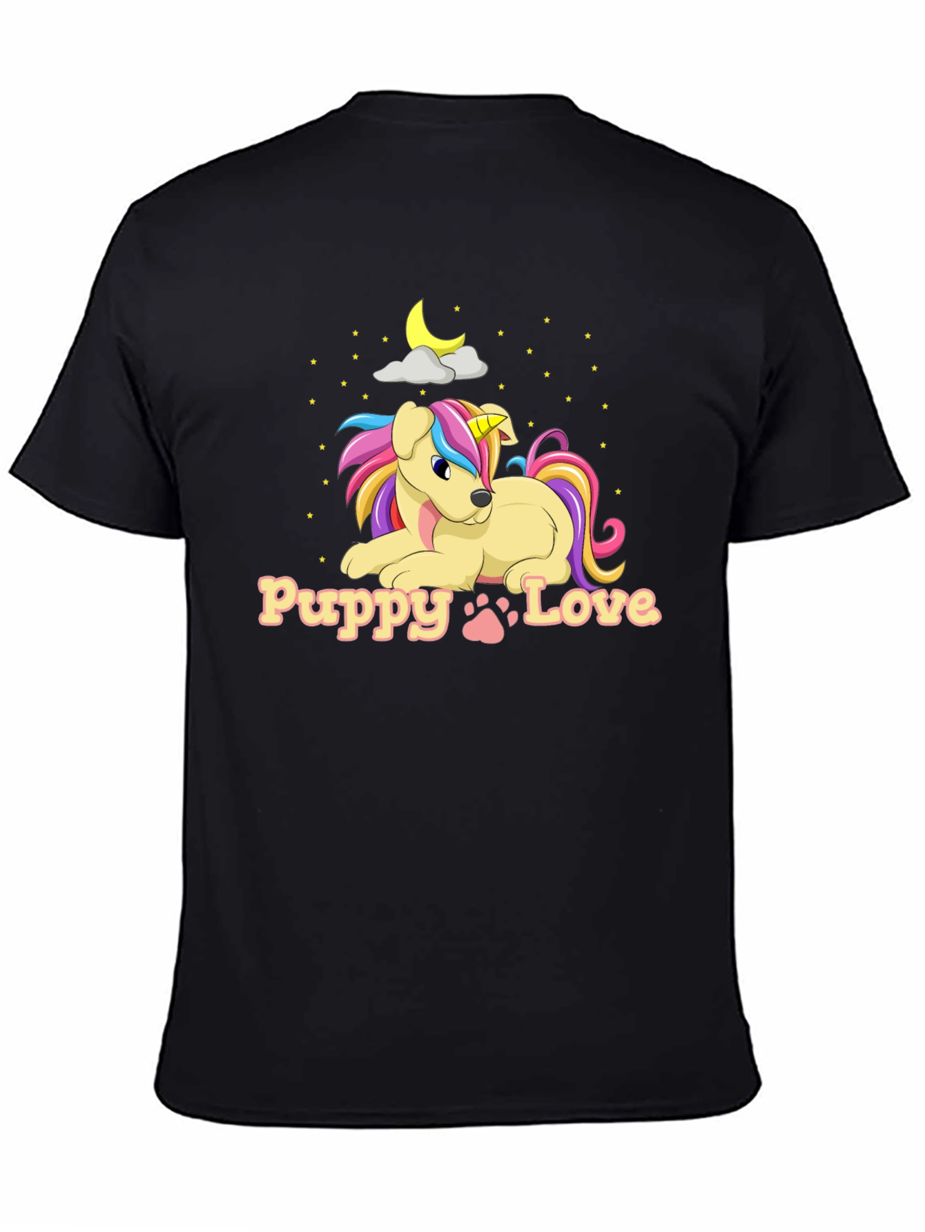 Puppy Love Unicorn Dog Graphic T-Shirt