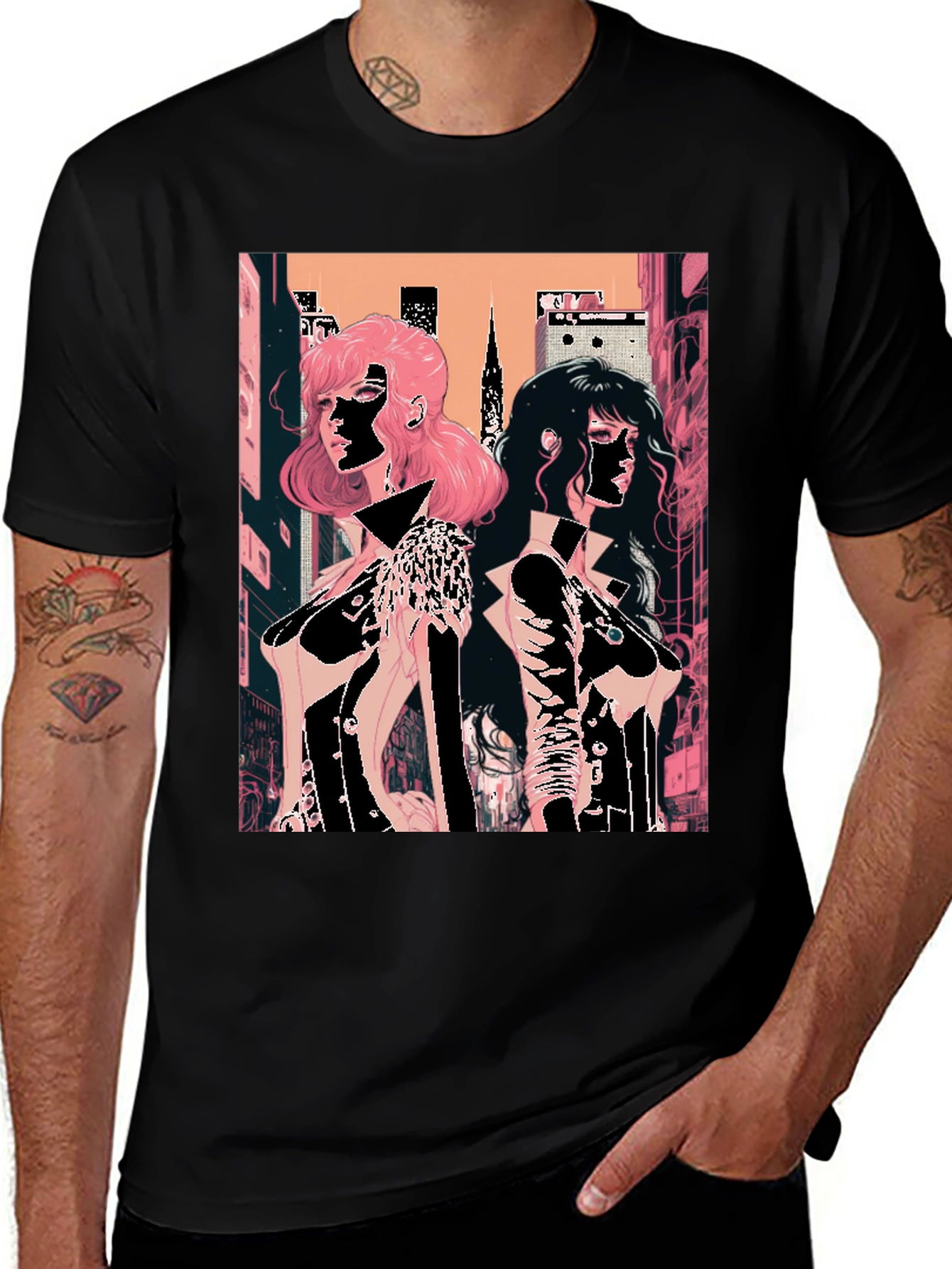 Anime Style Graphic Tee - Stylish Fashion T-Shirt