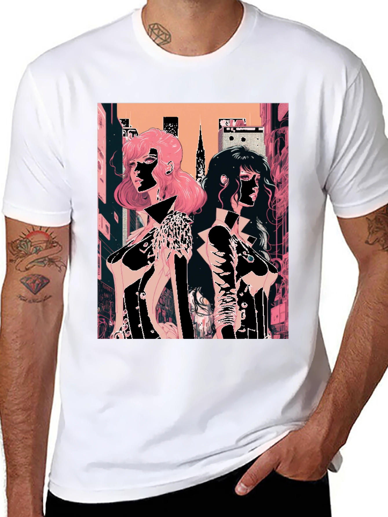 Anime Style Graphic Tee - Stylish Fashion T-Shirt