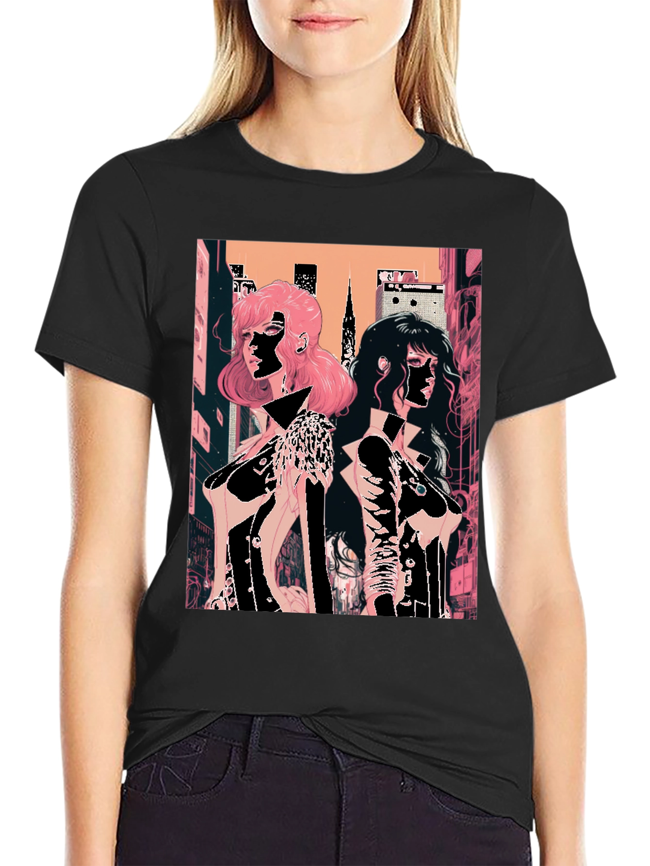 Anime Style Graphic Tee - Stylish Fashion T-Shirt