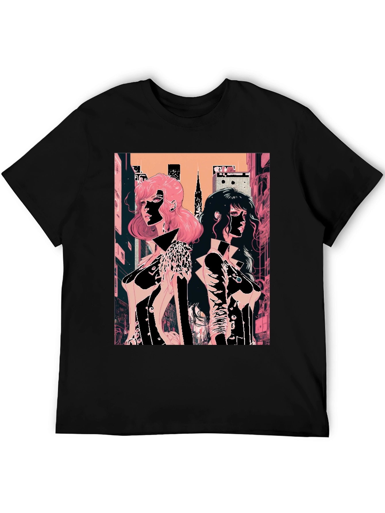 Anime Style Graphic Tee - Stylish Fashion T-Shirt