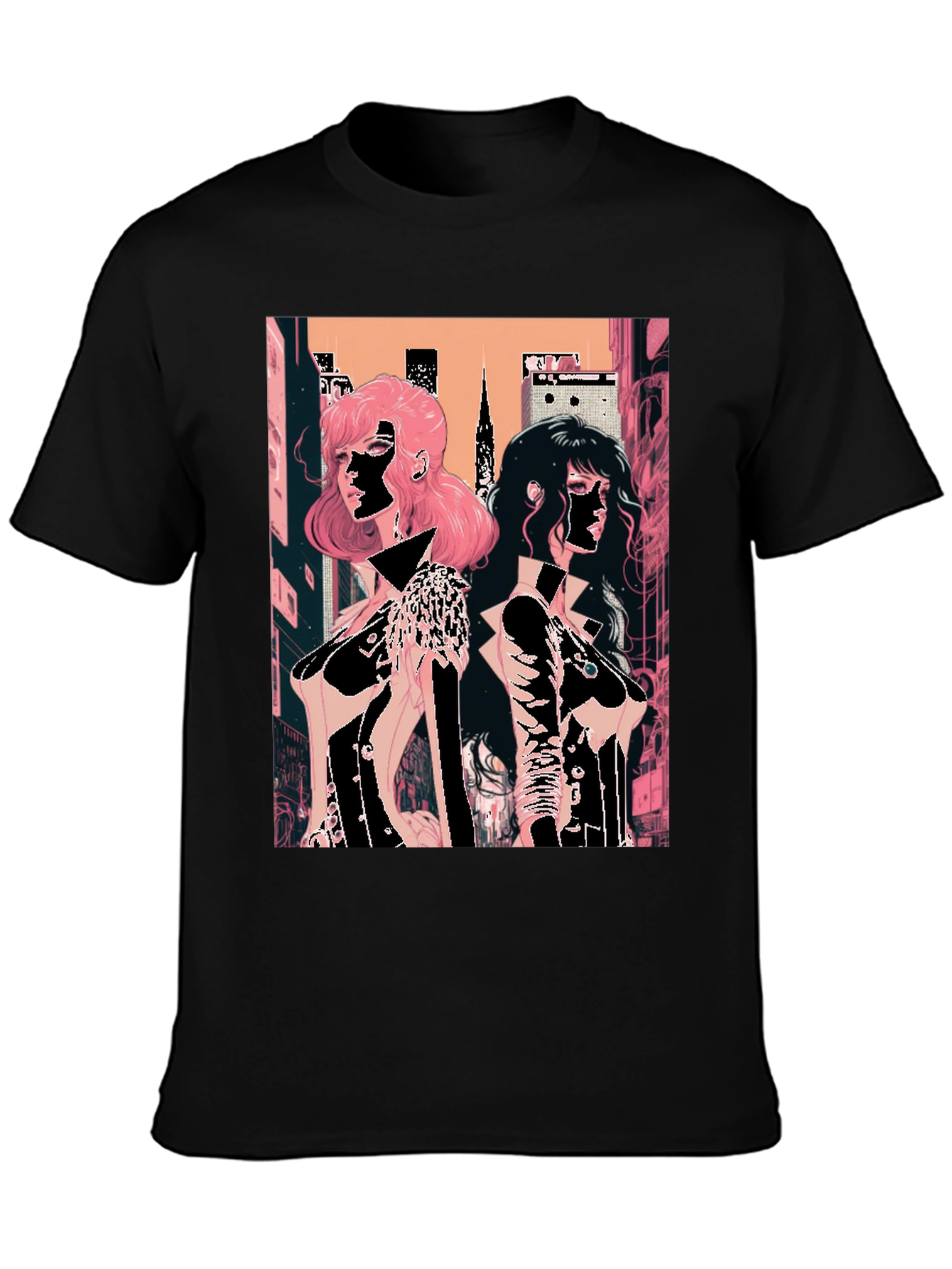 Anime Style Graphic Tee - Stylish Fashion T-Shirt