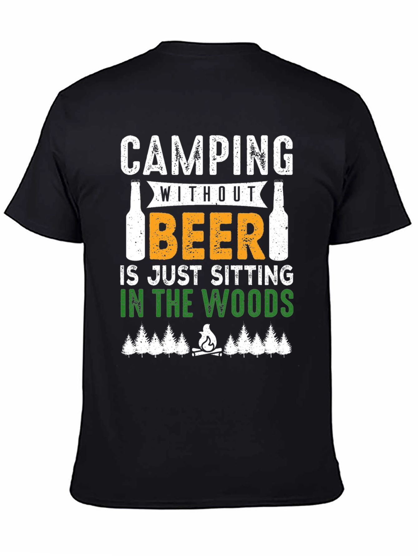 Camping Without Beer Graphic T-Shirt