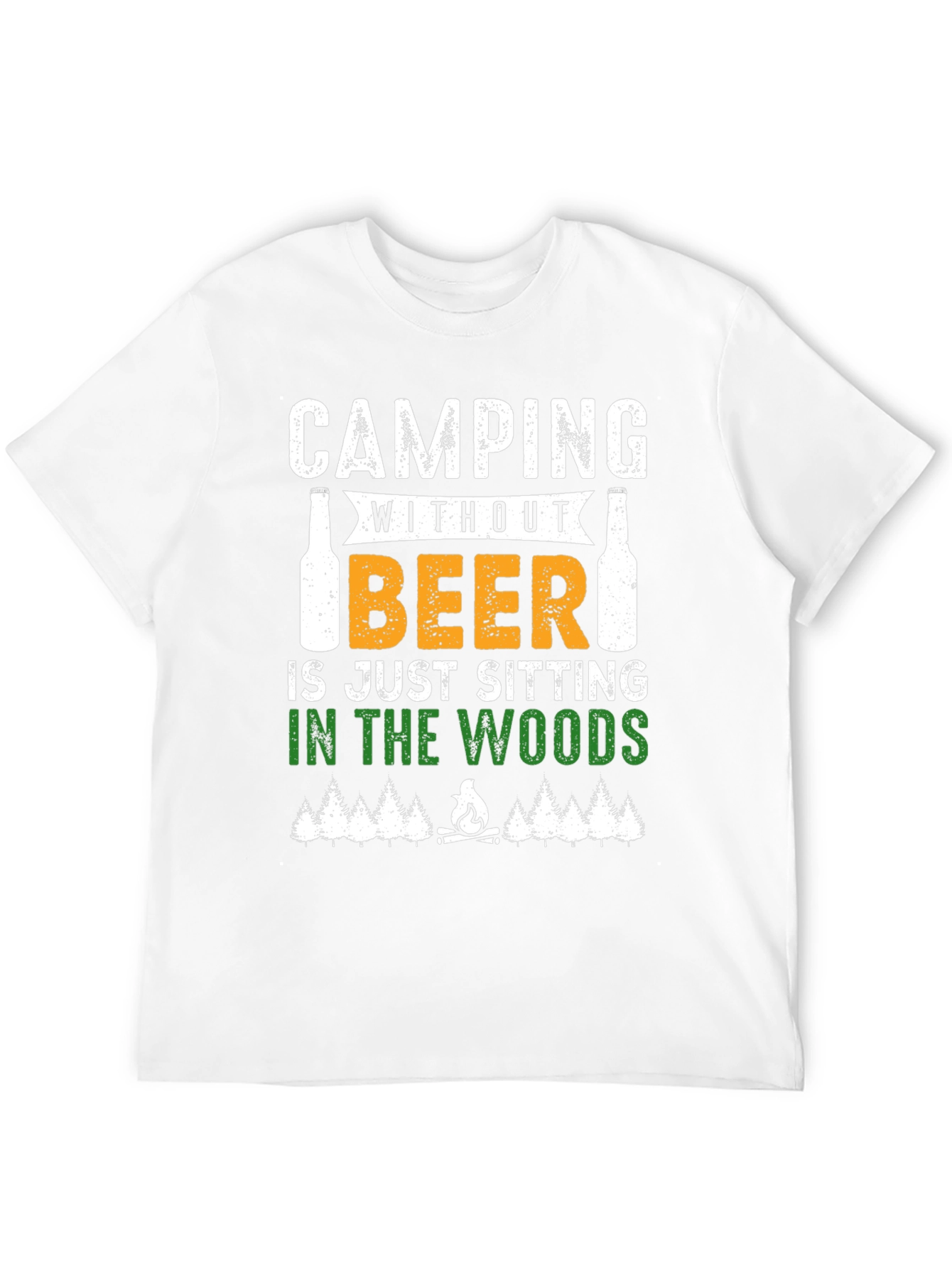 Camping Without Beer Graphic T-Shirt