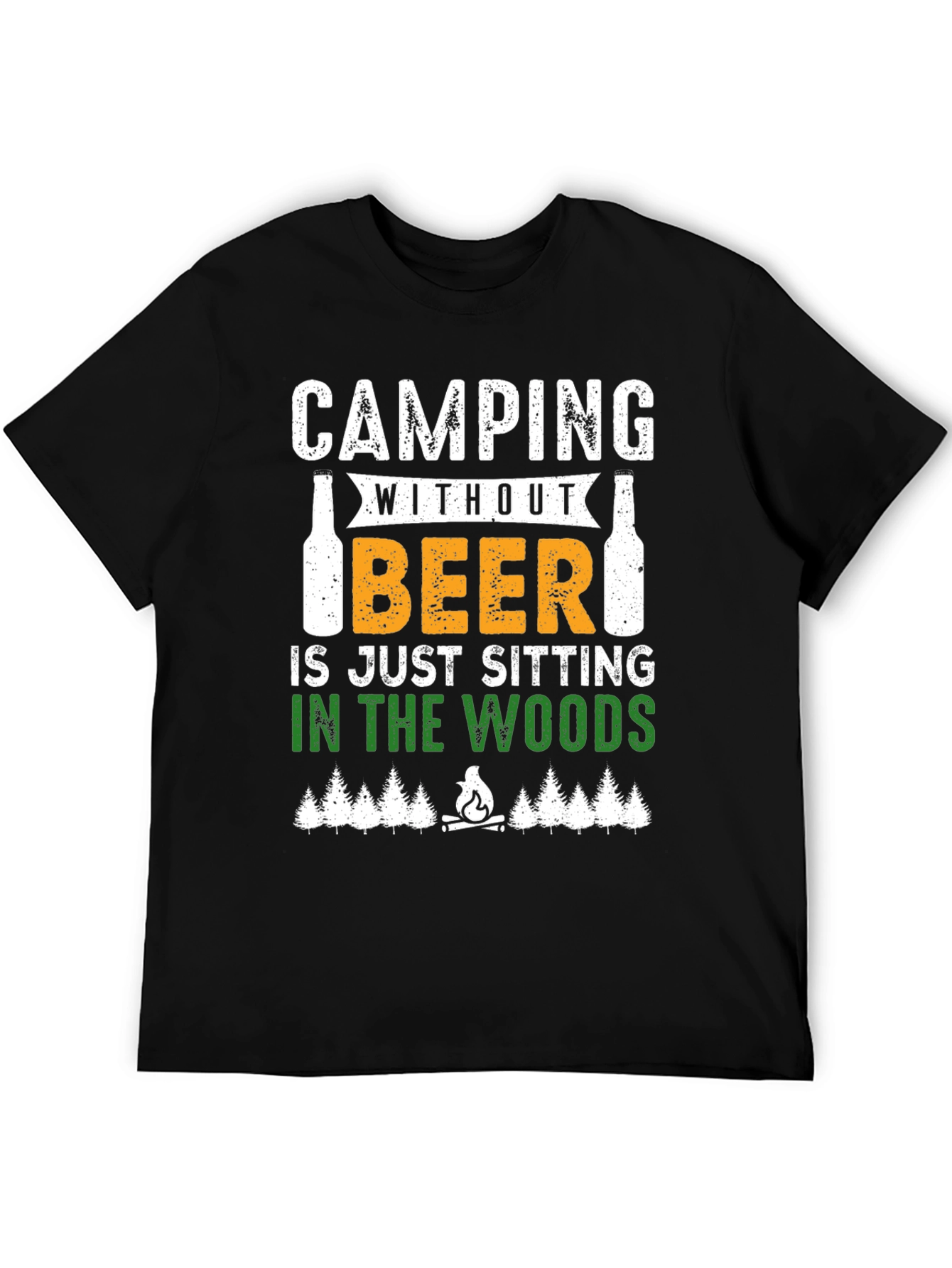 Camping Without Beer Graphic T-Shirt