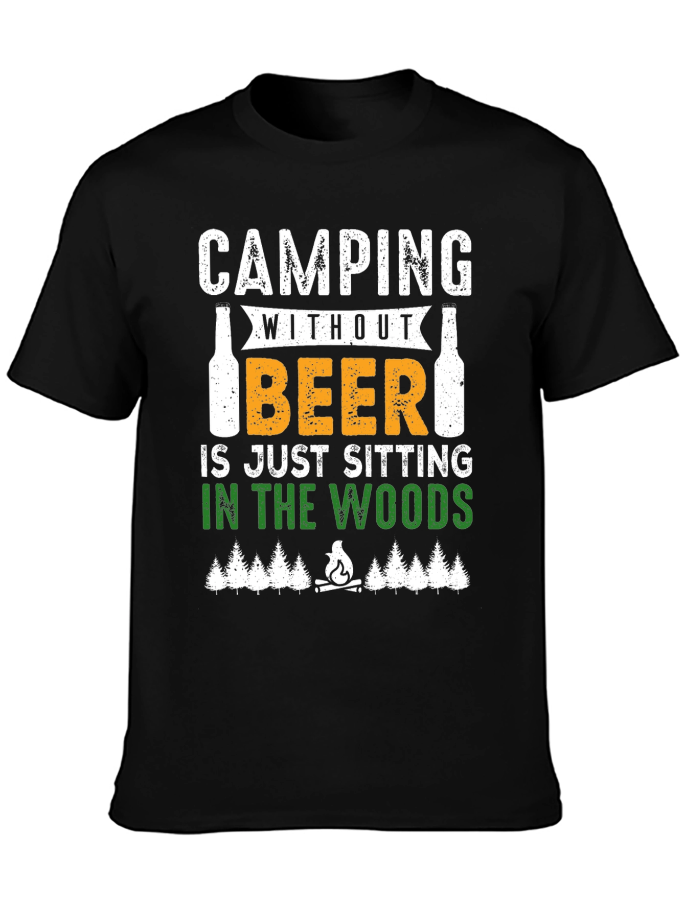 Camping Without Beer Graphic T-Shirt