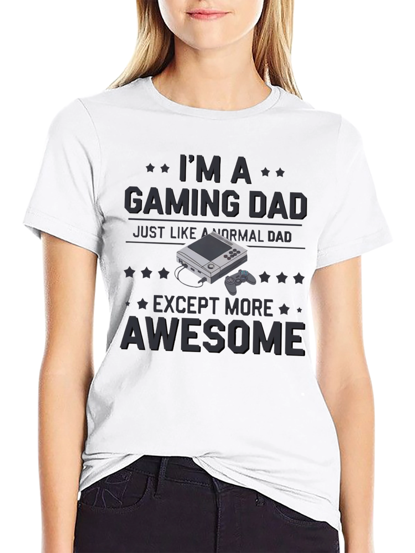 Gaming Dad T-Shirt - Awesome Gamer Dad Gift