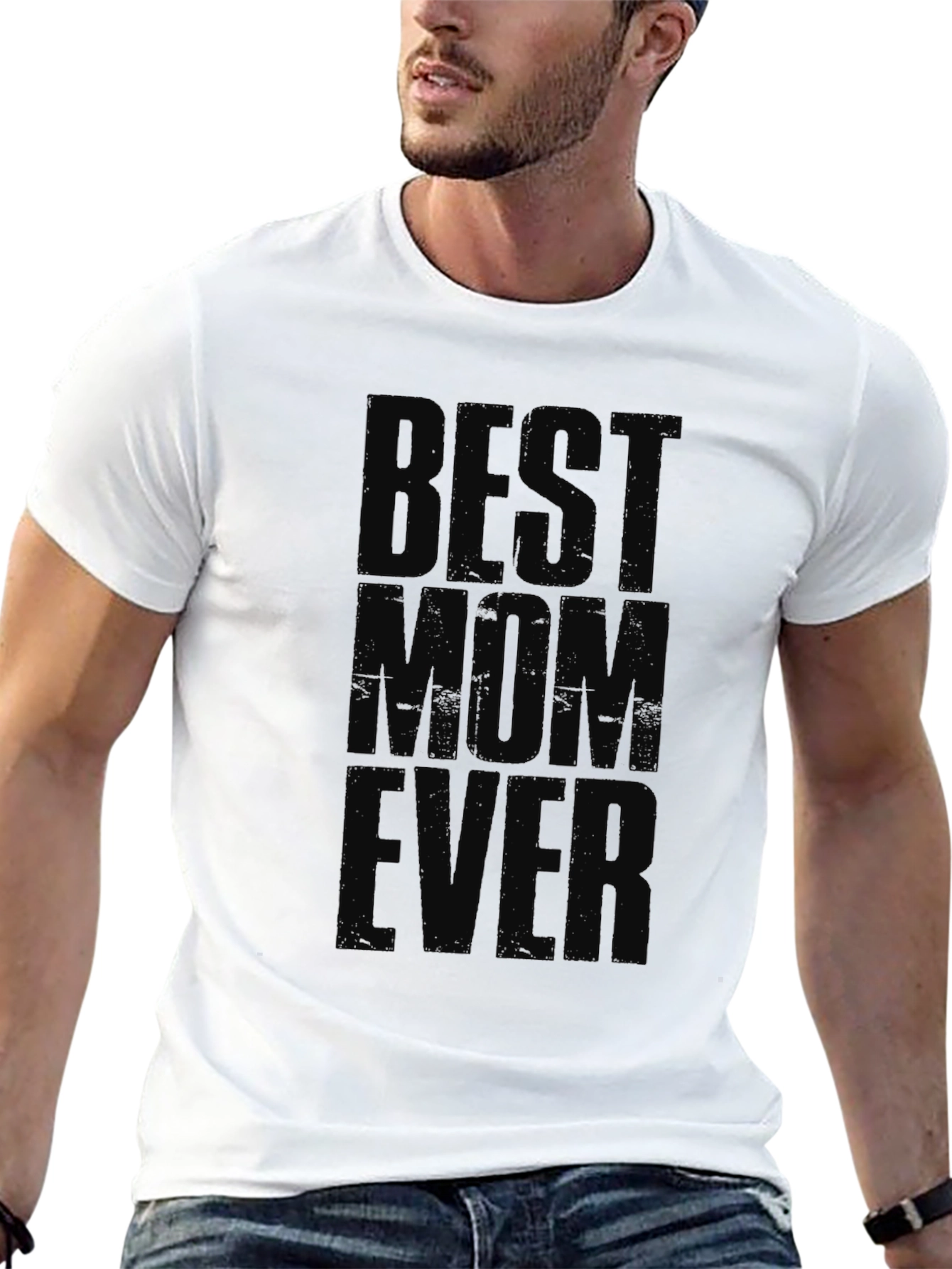 Best Mom Ever Graphic Tee - Black