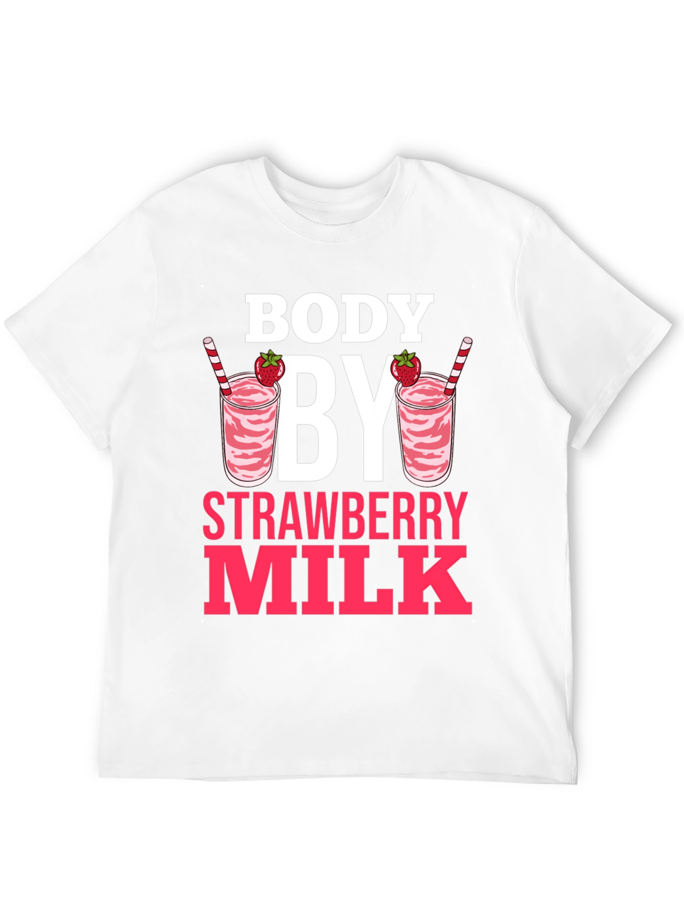 Body By Strawberry Milk Graphic Tee
