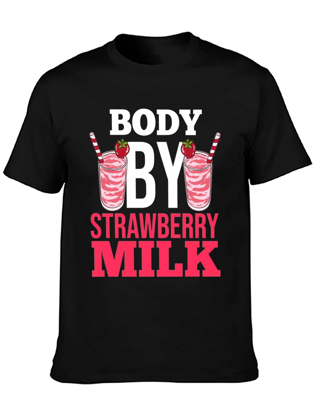 Body By Strawberry Milk Graphic Tee