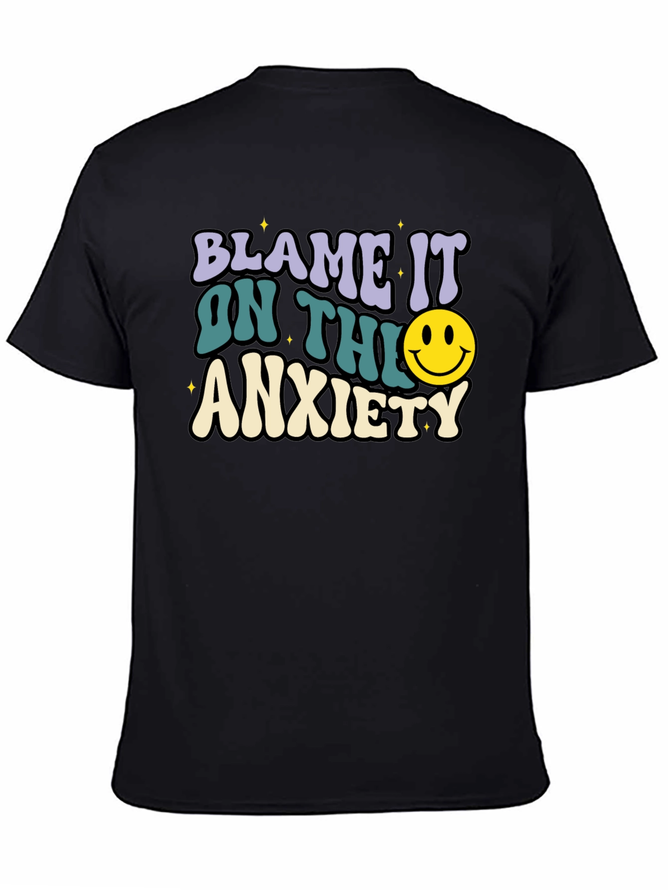 Blame It On Anxiety T-Shirt Retro Style