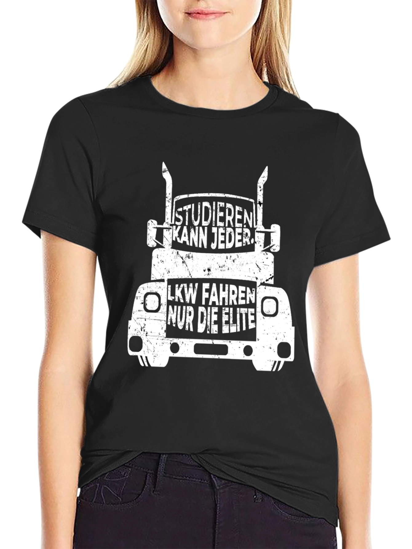 Studieren Kann Jeder LKW Trucker T-Shirt