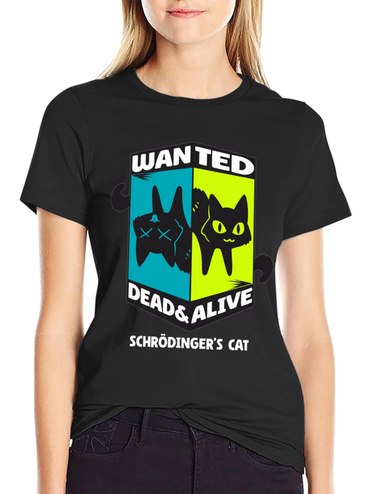 Schrödingers Cat T-Shirt - Dead & Alive Funny Physics Tee