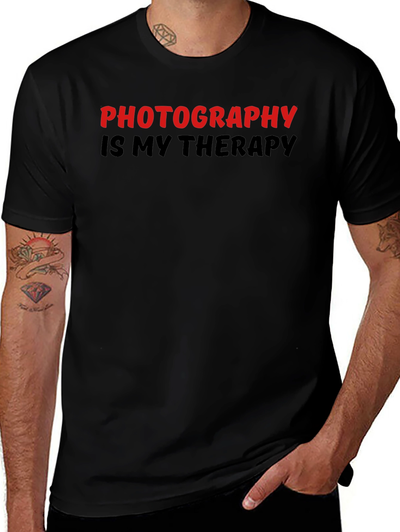 Photography Is My Therapy Graphic T-Shirt