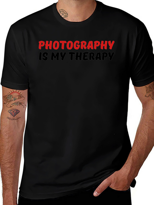 Photography Is My Therapy Graphic T-Shirt