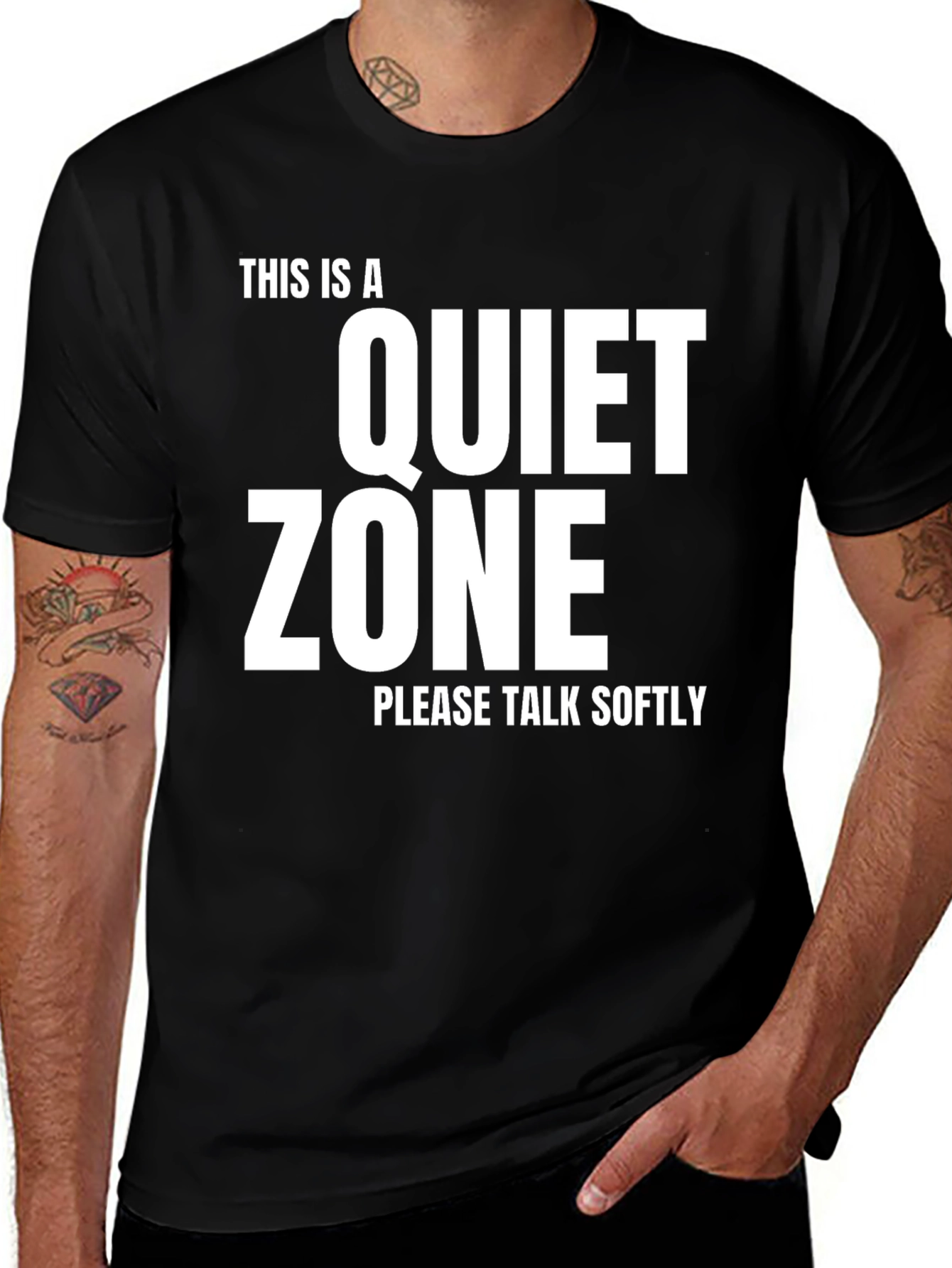 Quiet Zone T-Shirt - Speak Softly Tee