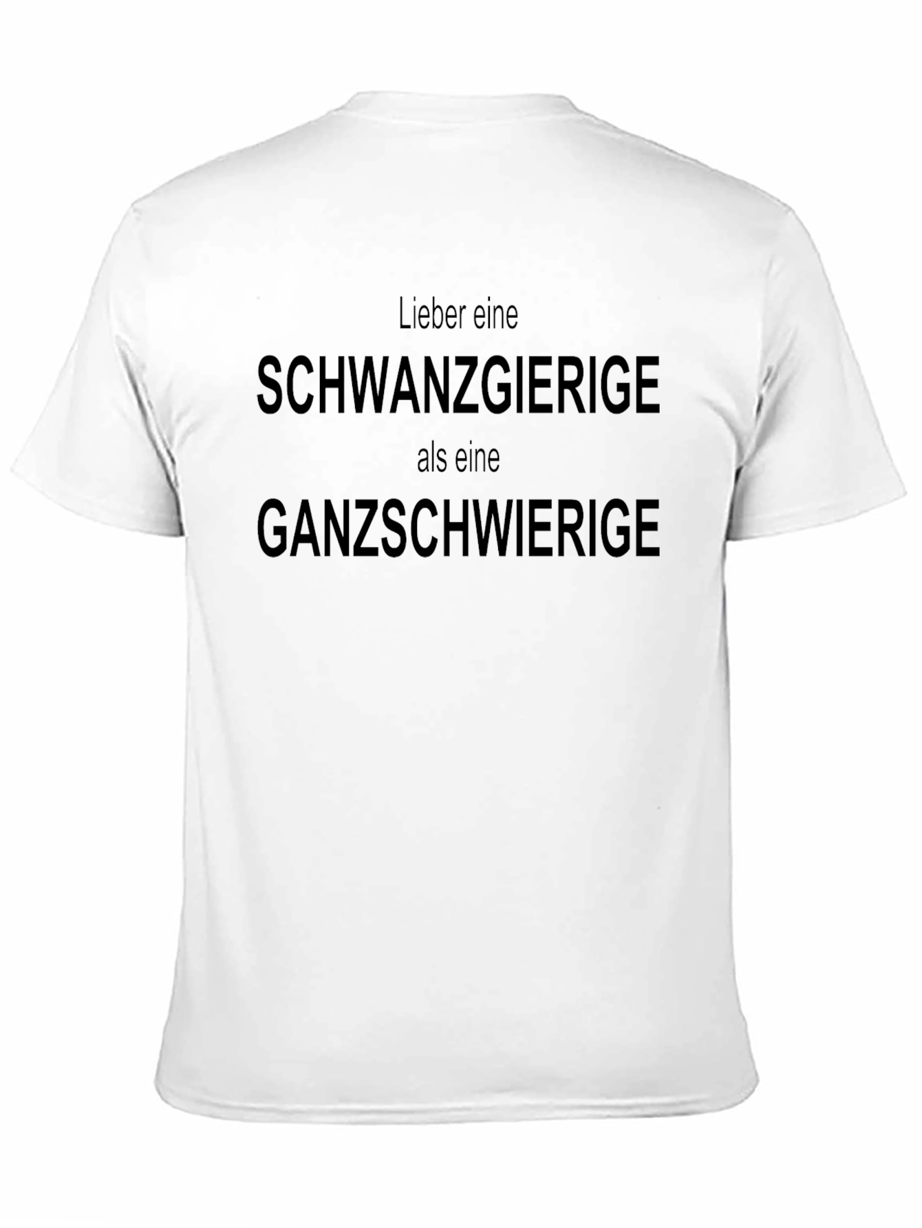Humorous German Saying Black T-Shirt