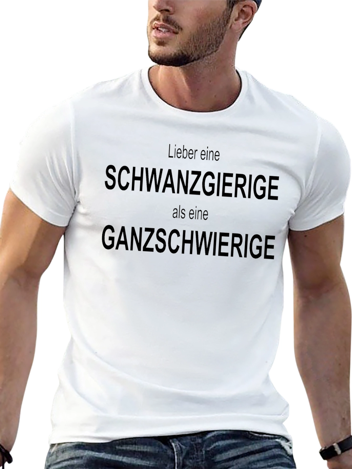 Humorous German Saying Black T-Shirt