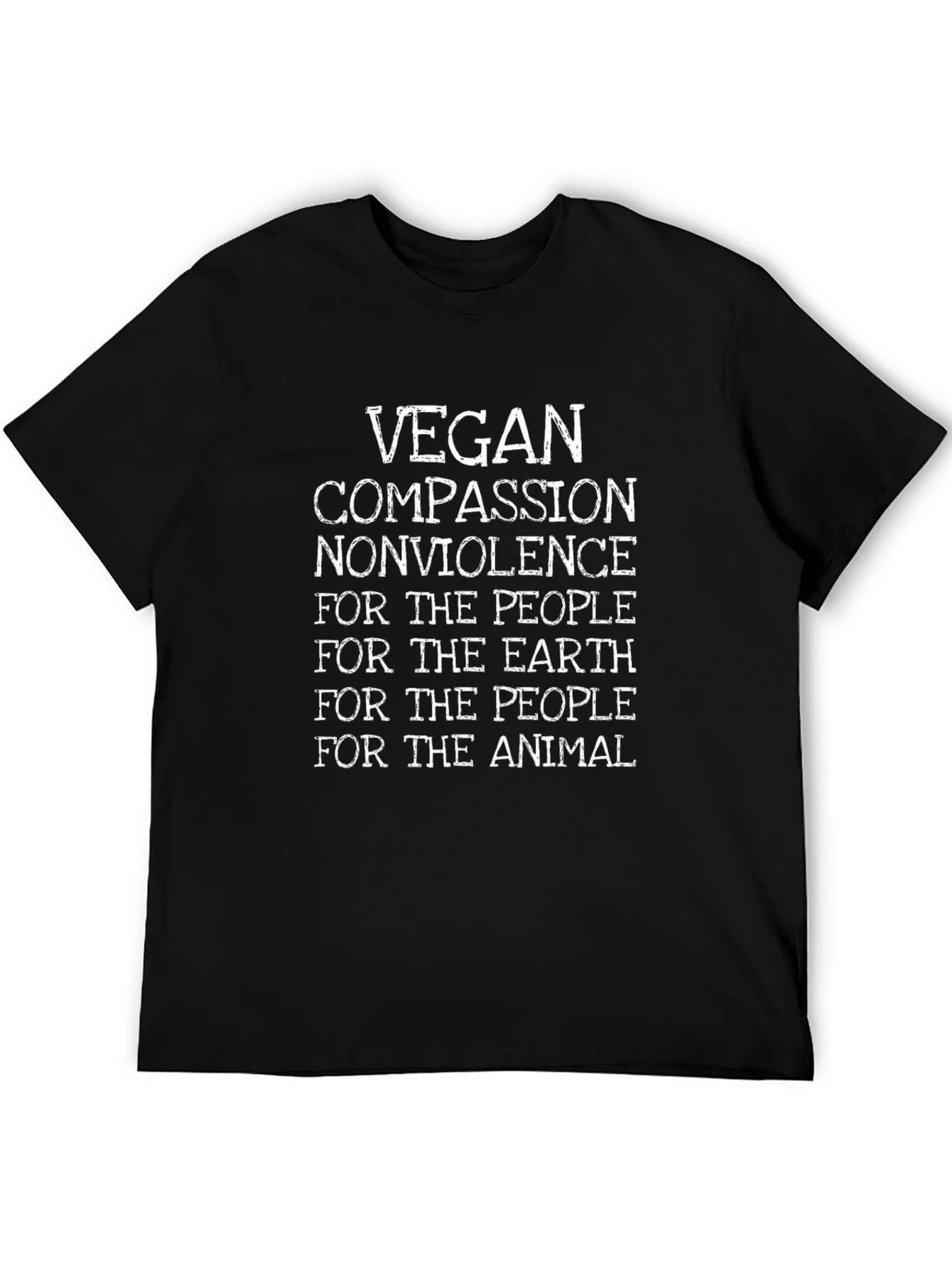 Vegan Compassion T-Shirt - Nonviolence Design