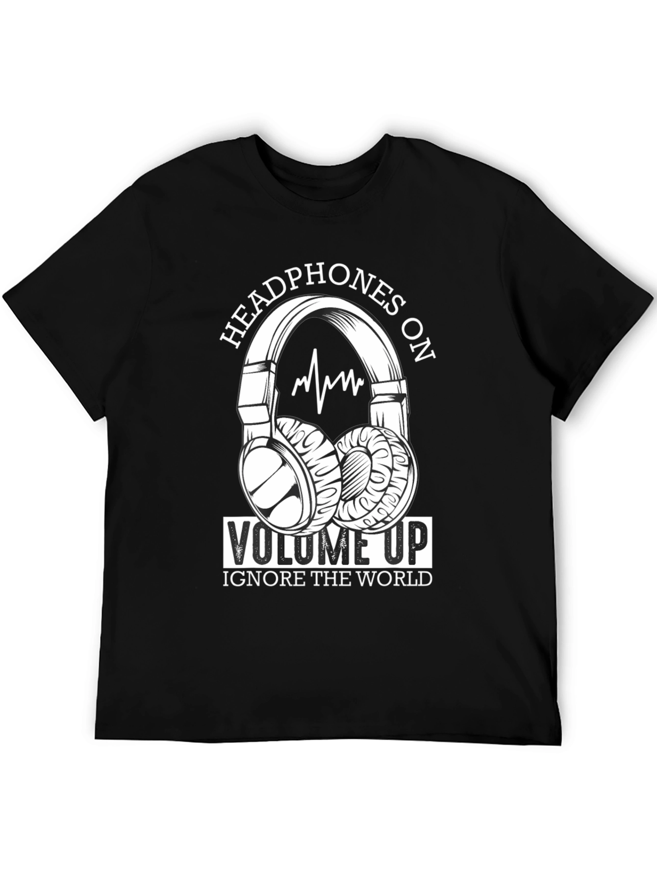 Headphones On Volume Up T-Shirt