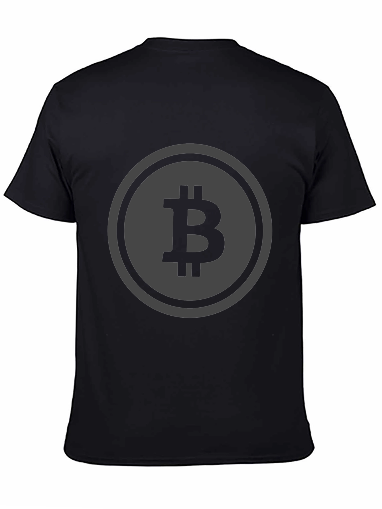 Bitcoin Logo Black T-Shirt Crypto Tee