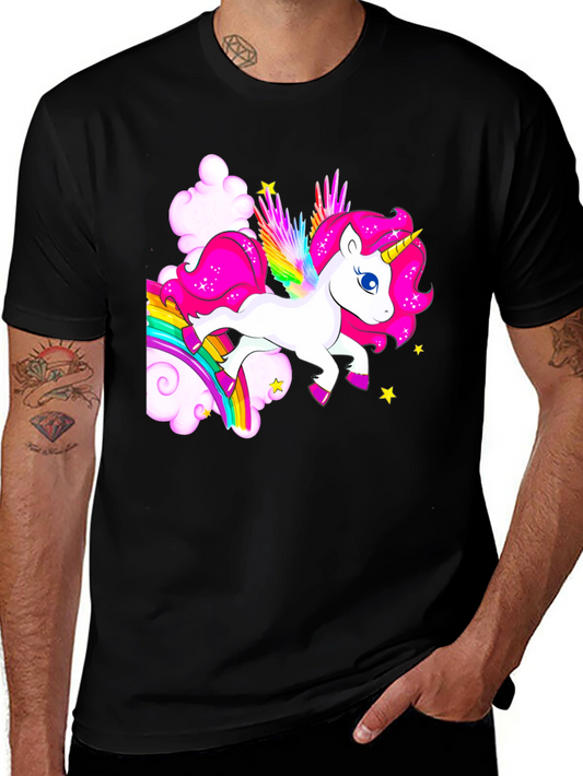 Rainbow Unicorn Graphic T-Shirt