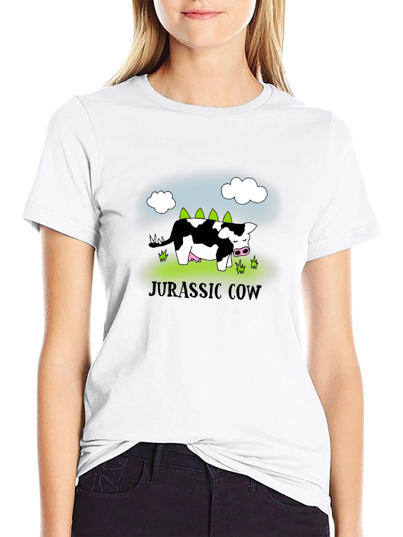 Jurassic Cow T-Shirt - Quirky & Fun Design