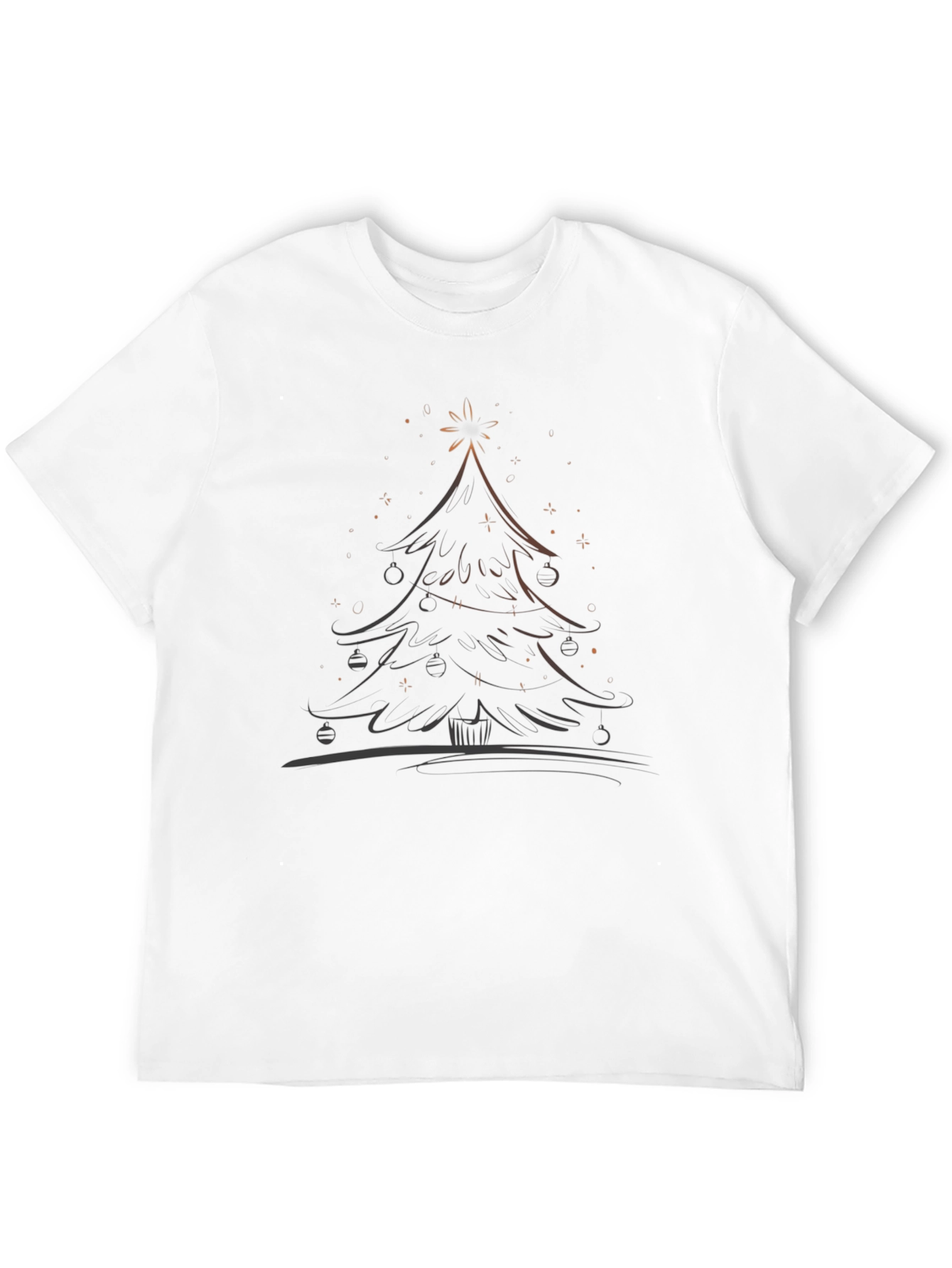Christmas Tree Graphic Tee - Holiday Style