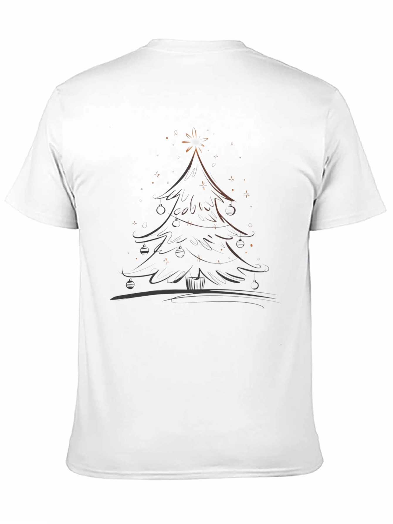 Christmas Tree Graphic Tee - Holiday Style