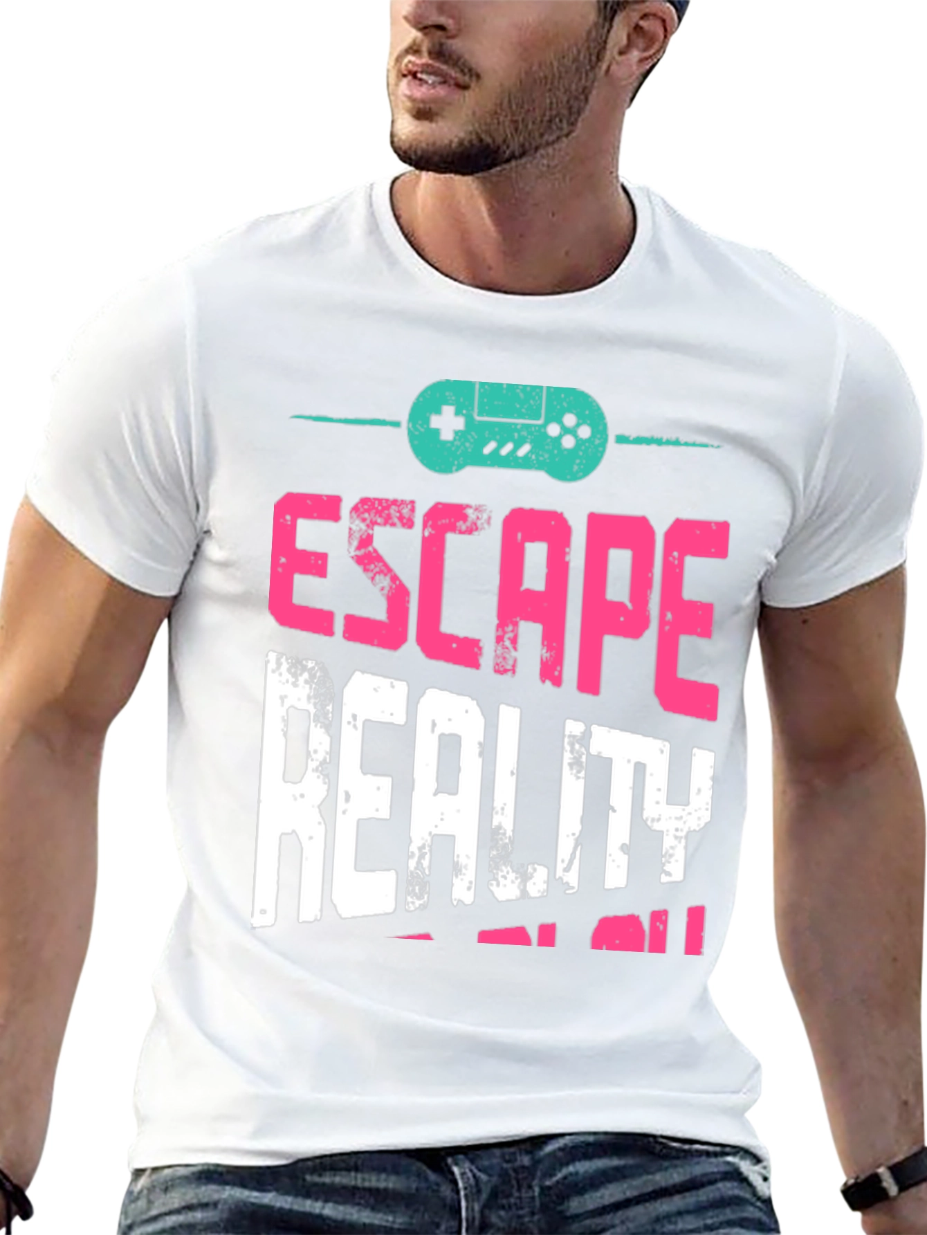 Escape Reality T-Shirt - Gamer Design