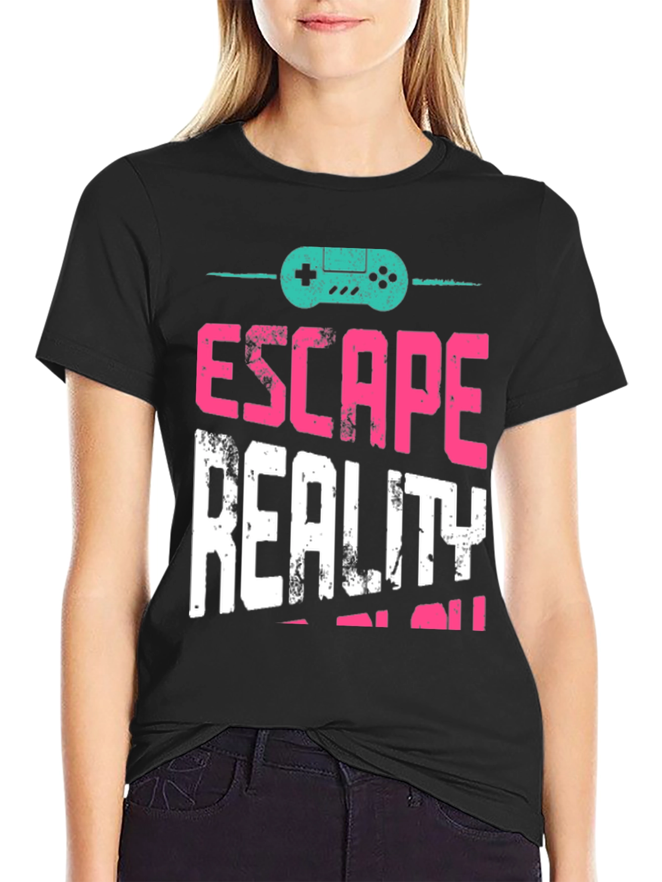 Escape Reality T-Shirt - Gamer Design