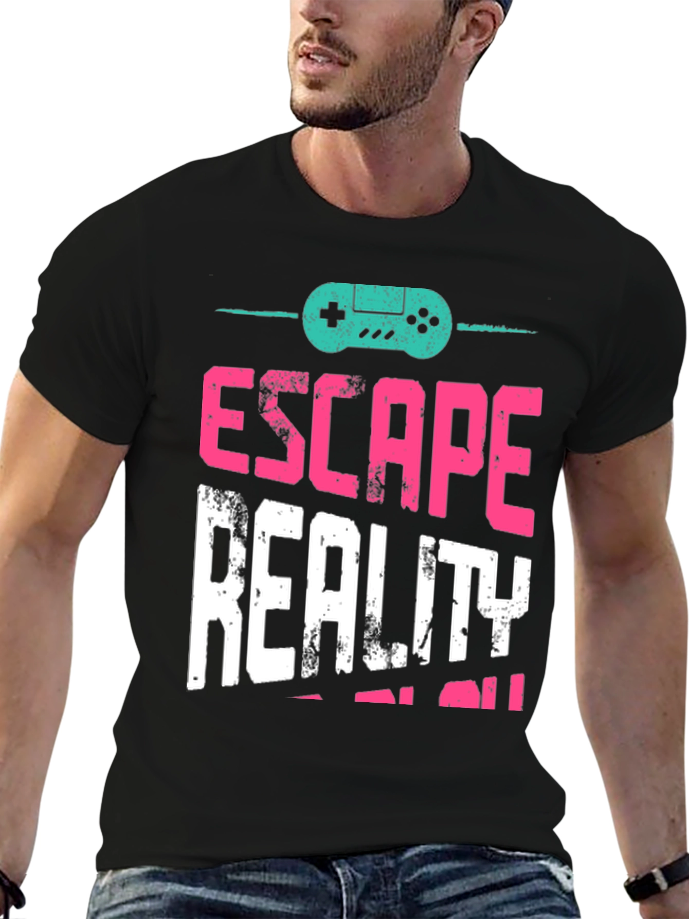 Escape Reality T-Shirt - Gamer Design