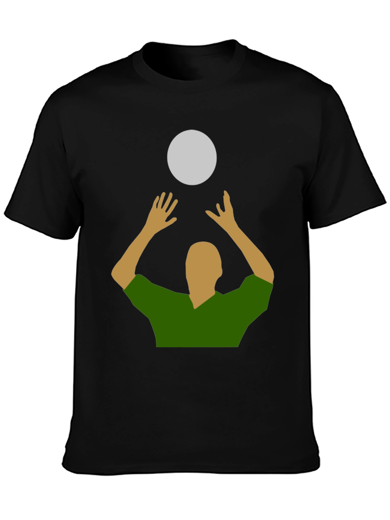 Volleyball Player Graphic T-Shirt