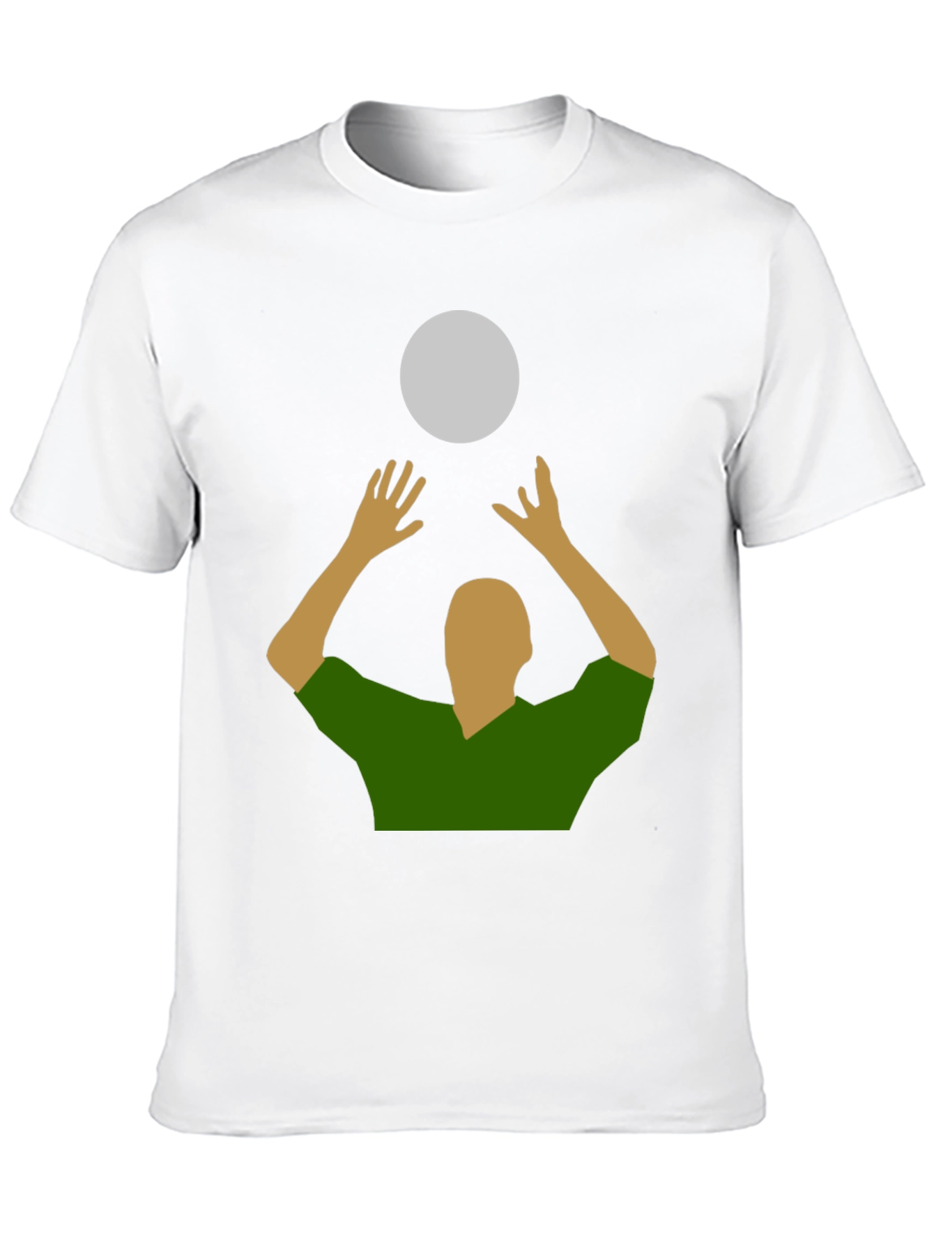 Volleyball Player Graphic T-Shirt