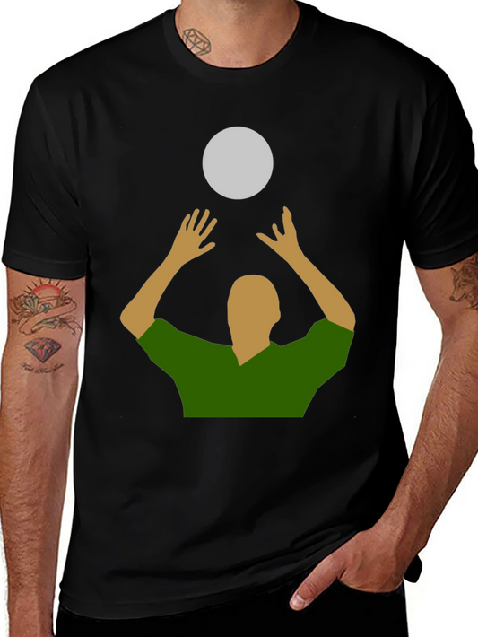 Volleyball Player Graphic T-Shirt