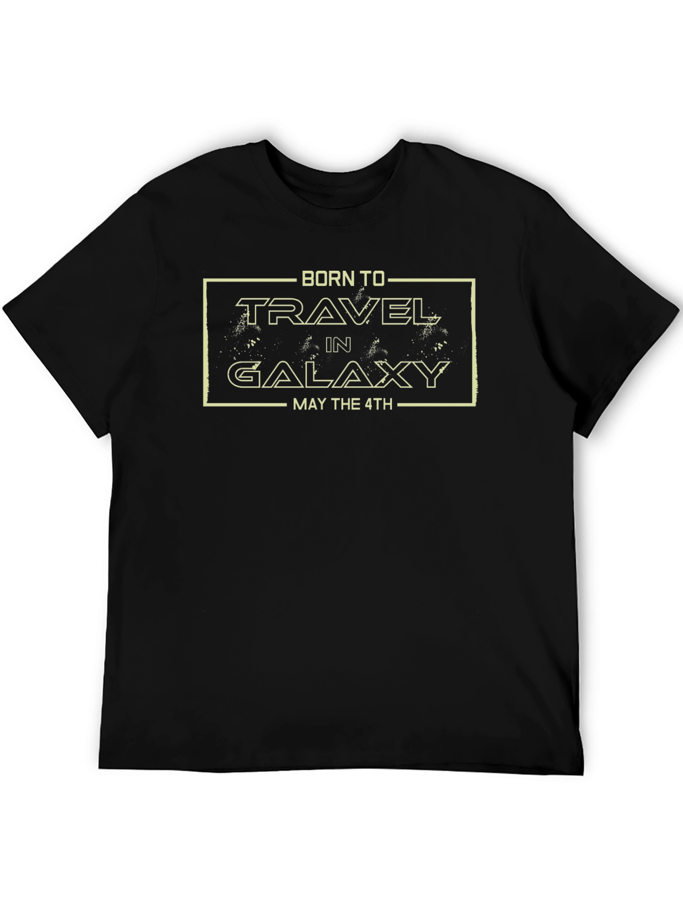 Born to Travel in Galaxy T-Shirt