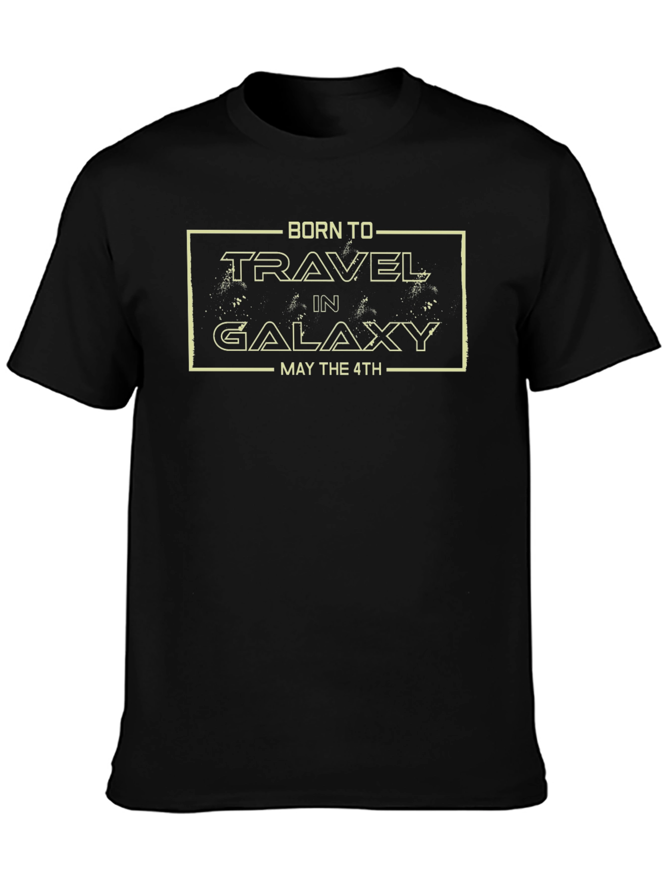 Born to Travel in Galaxy T-Shirt