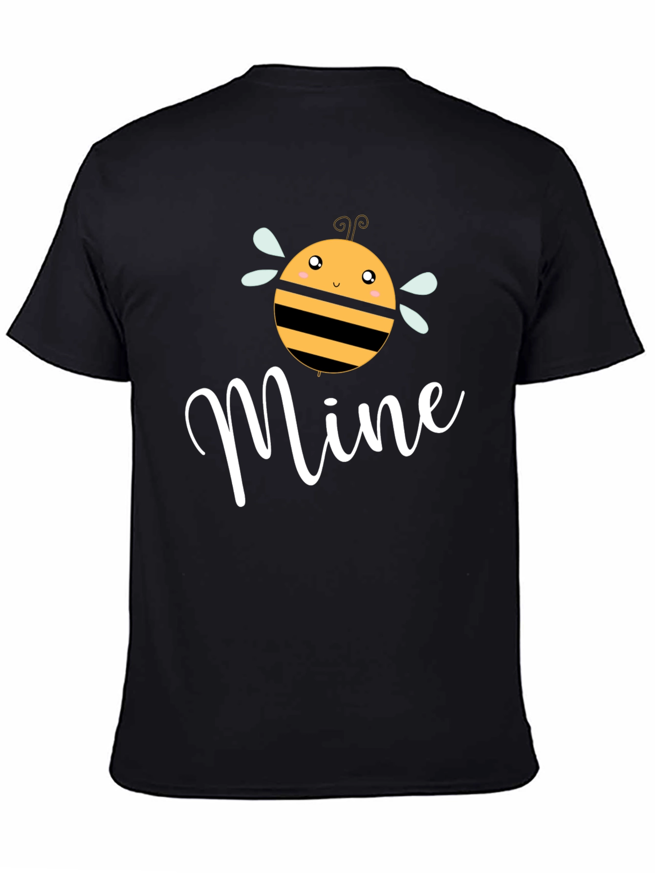 Bee Mine Graphic T-Shirt - Cute Valentines Day Tee
