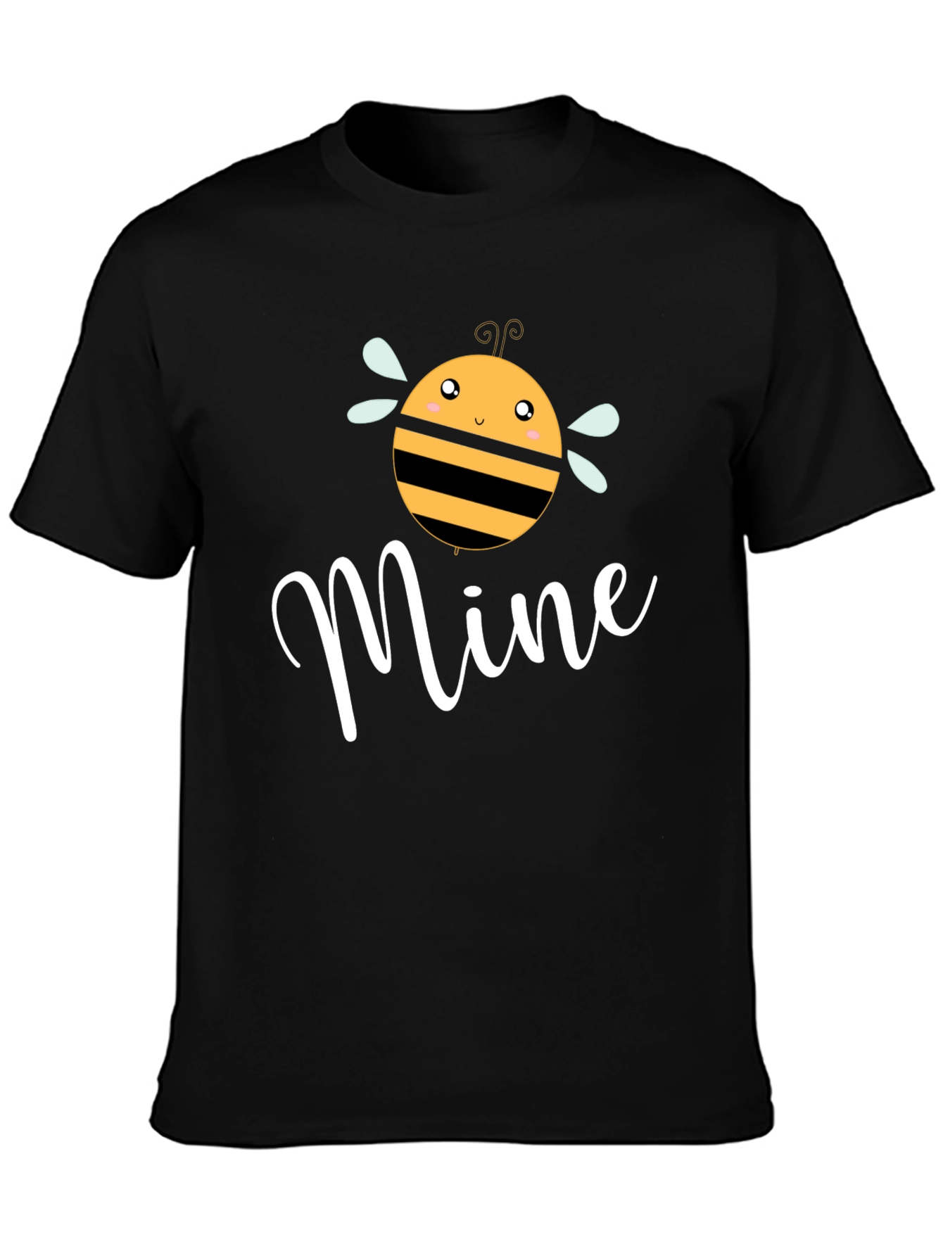 Bee Mine Graphic T-Shirt - Cute Valentines Day Tee