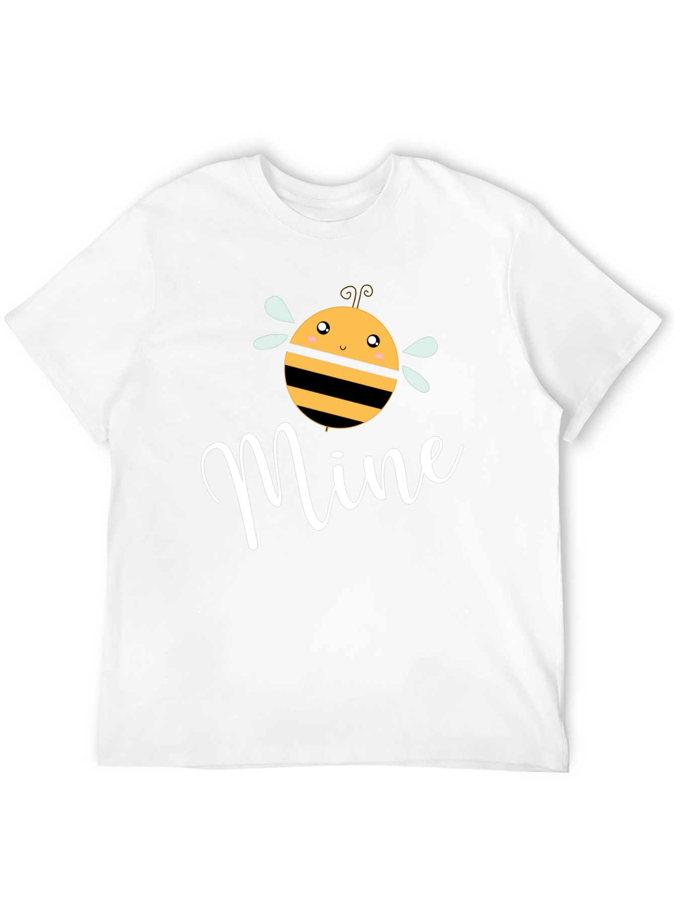Bee Mine Graphic T-Shirt - Cute Valentines Day Tee