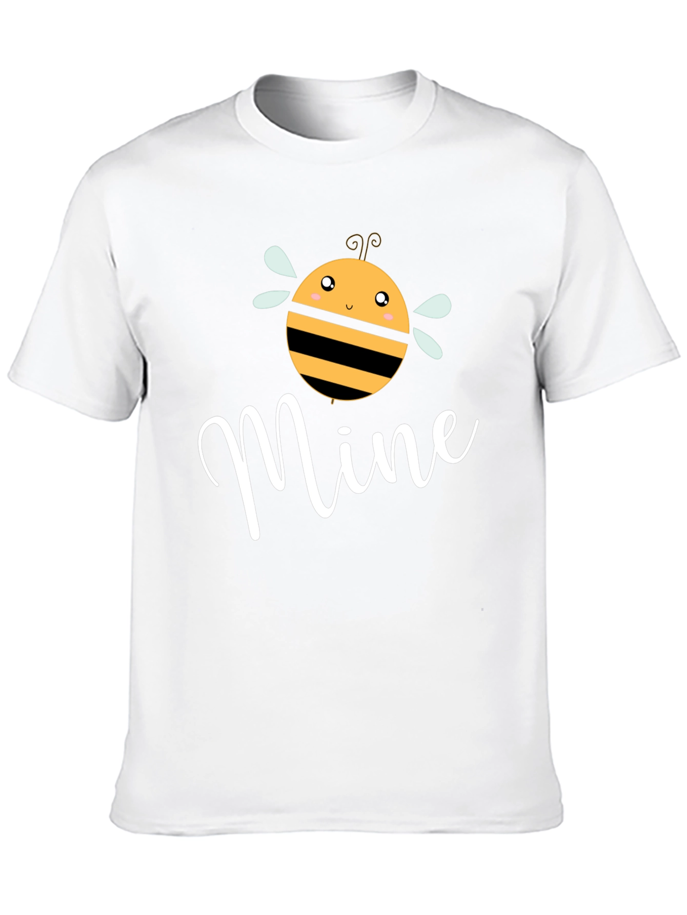 Bee Mine Graphic T-Shirt - Cute Valentines Day Tee