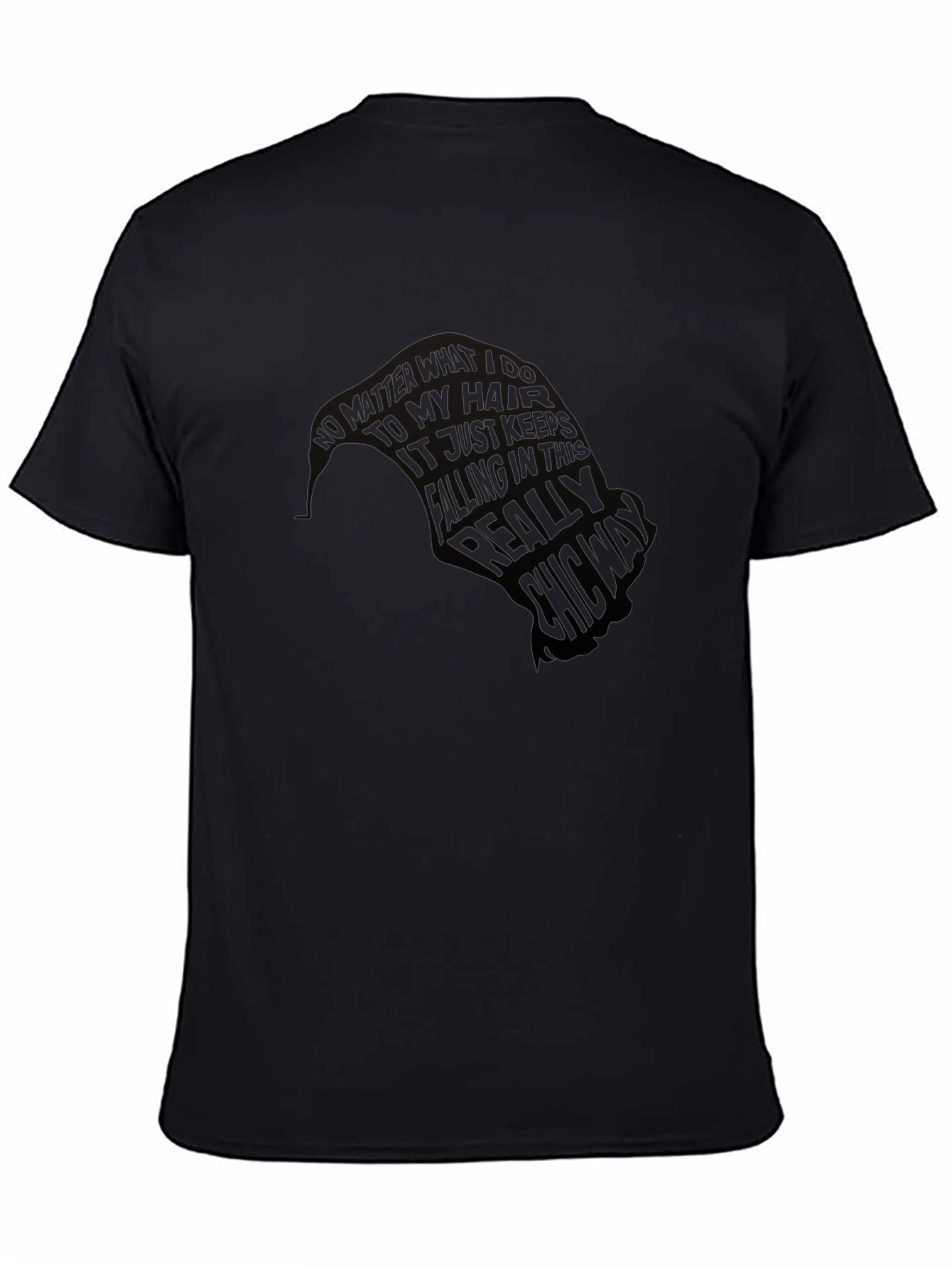 Stylish Black Graphic Print T-Shirt for Men