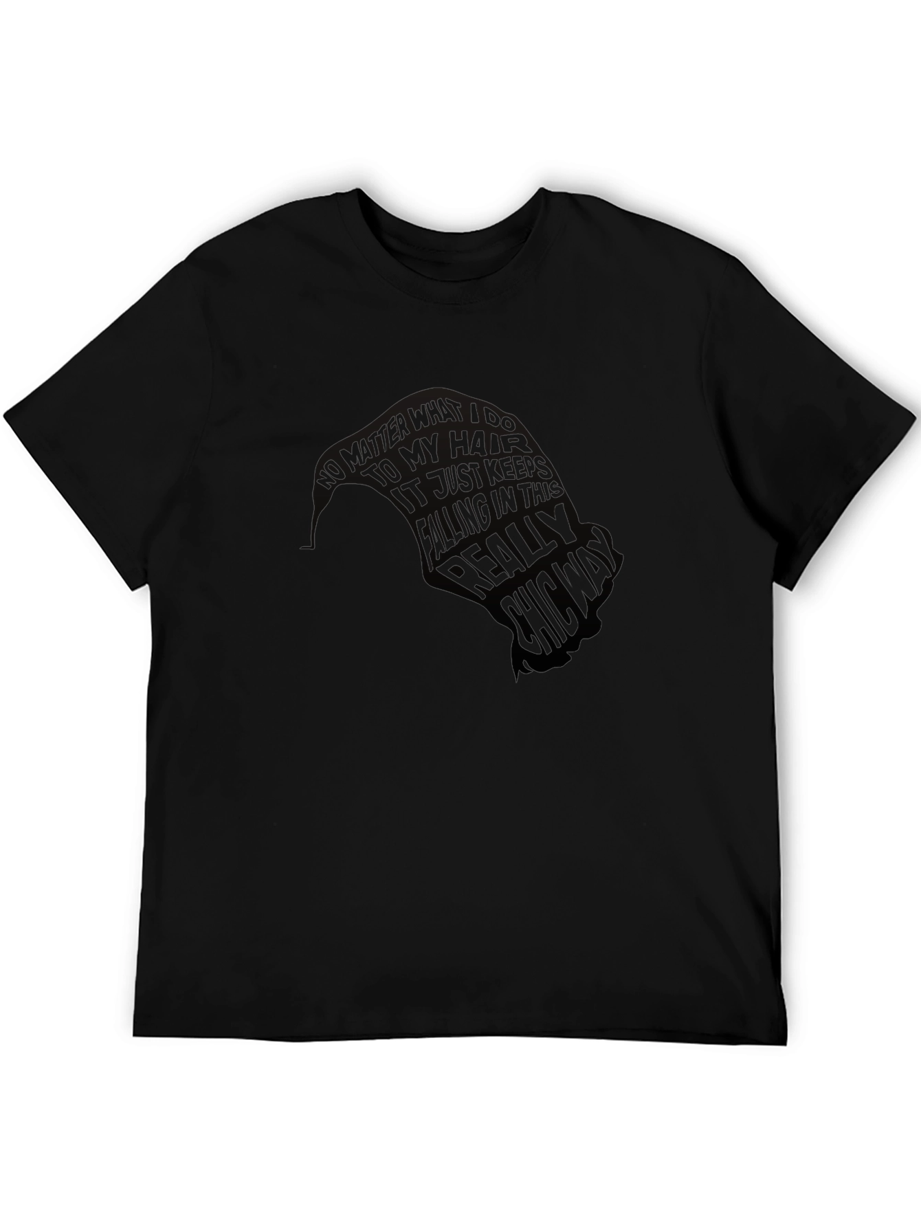 Stylish Black Graphic Print T-Shirt for Men