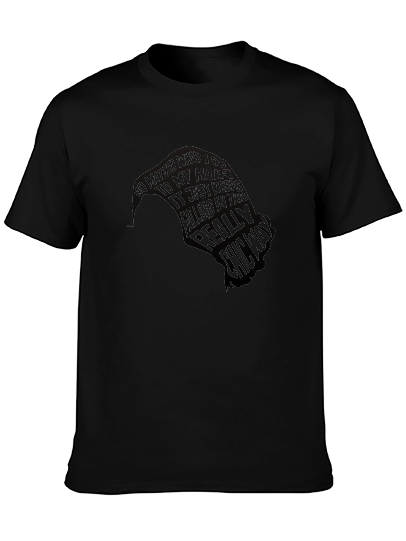 Stylish Black Graphic Print T-Shirt for Men
