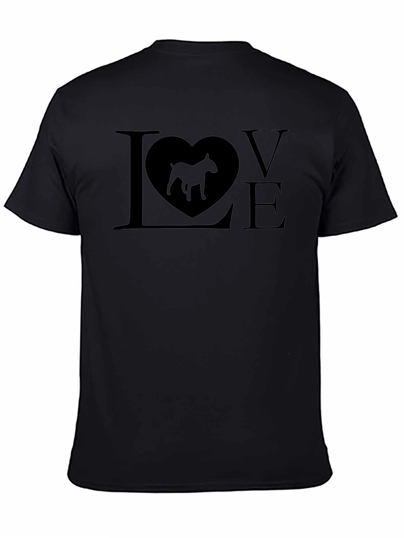 Bull Terrier Dog Lover T-Shirt - Mens Black Tee