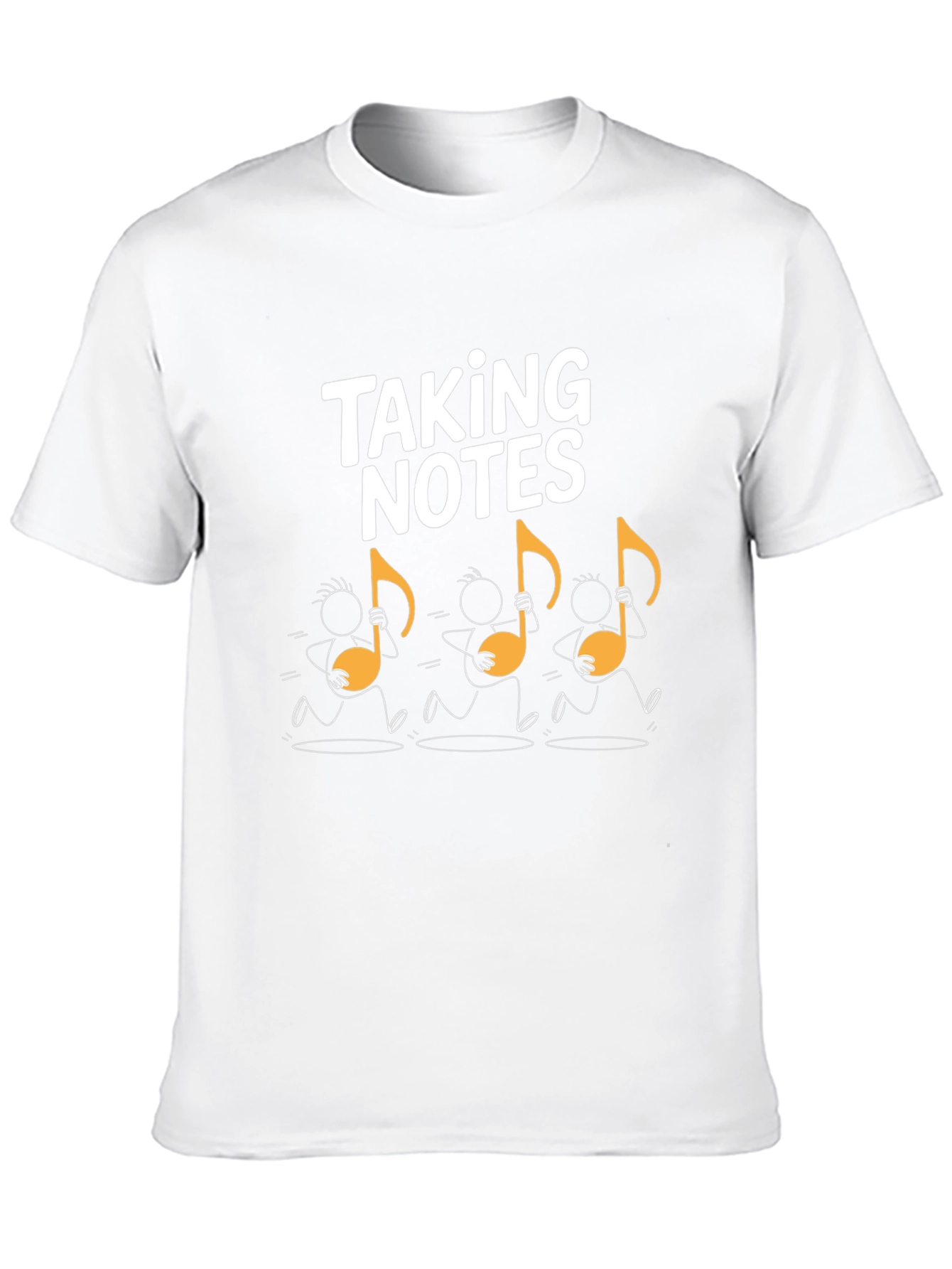 Taking Notes Music T-Shirt - Black Novelty Tee
