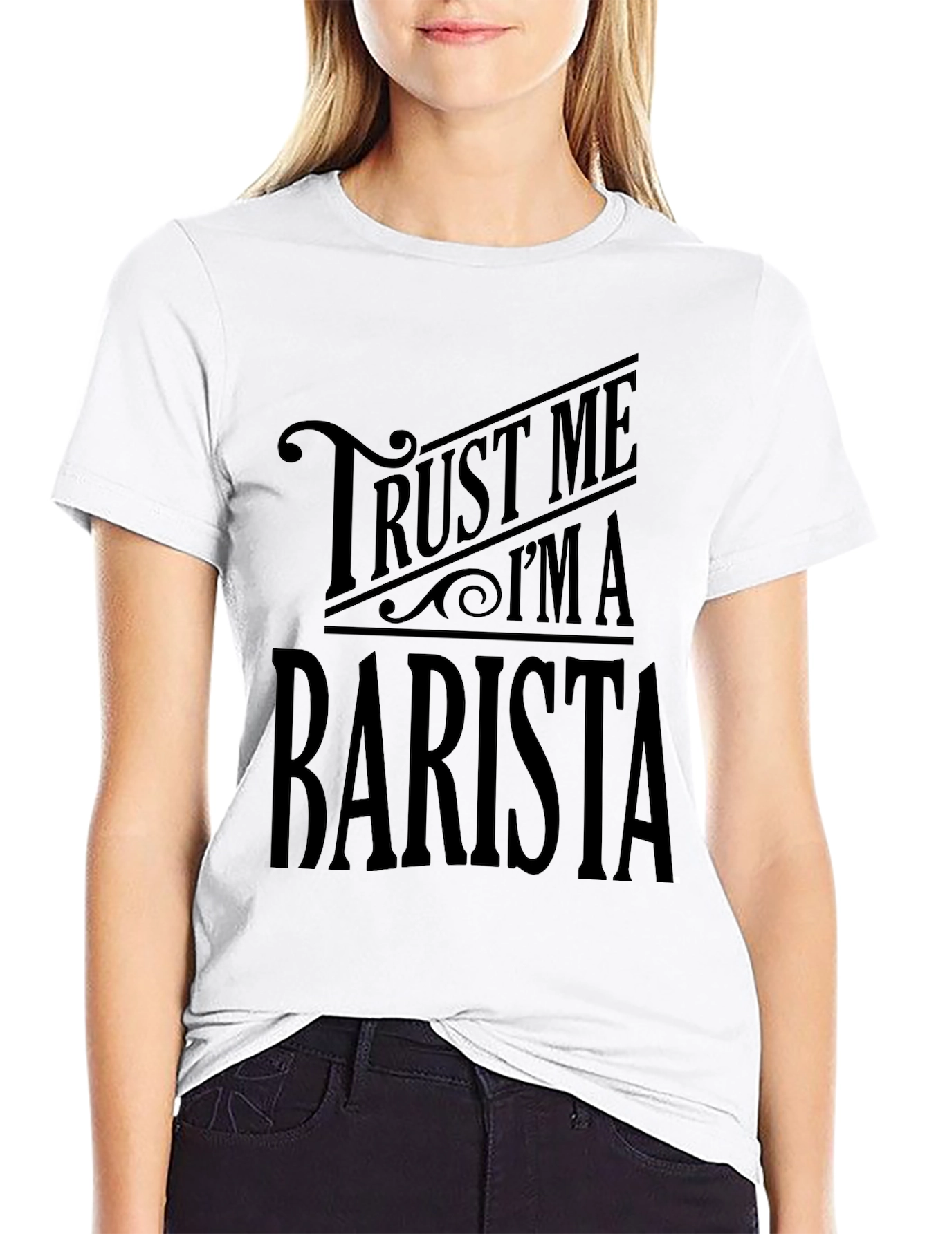 Trust Me Im A Barista Black T-Shirt