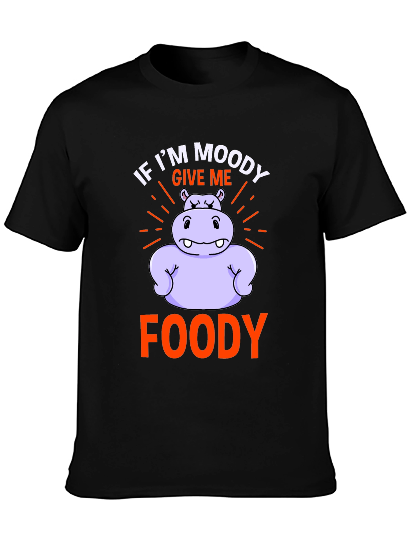 Moody Foody Hippo Graphic Tee