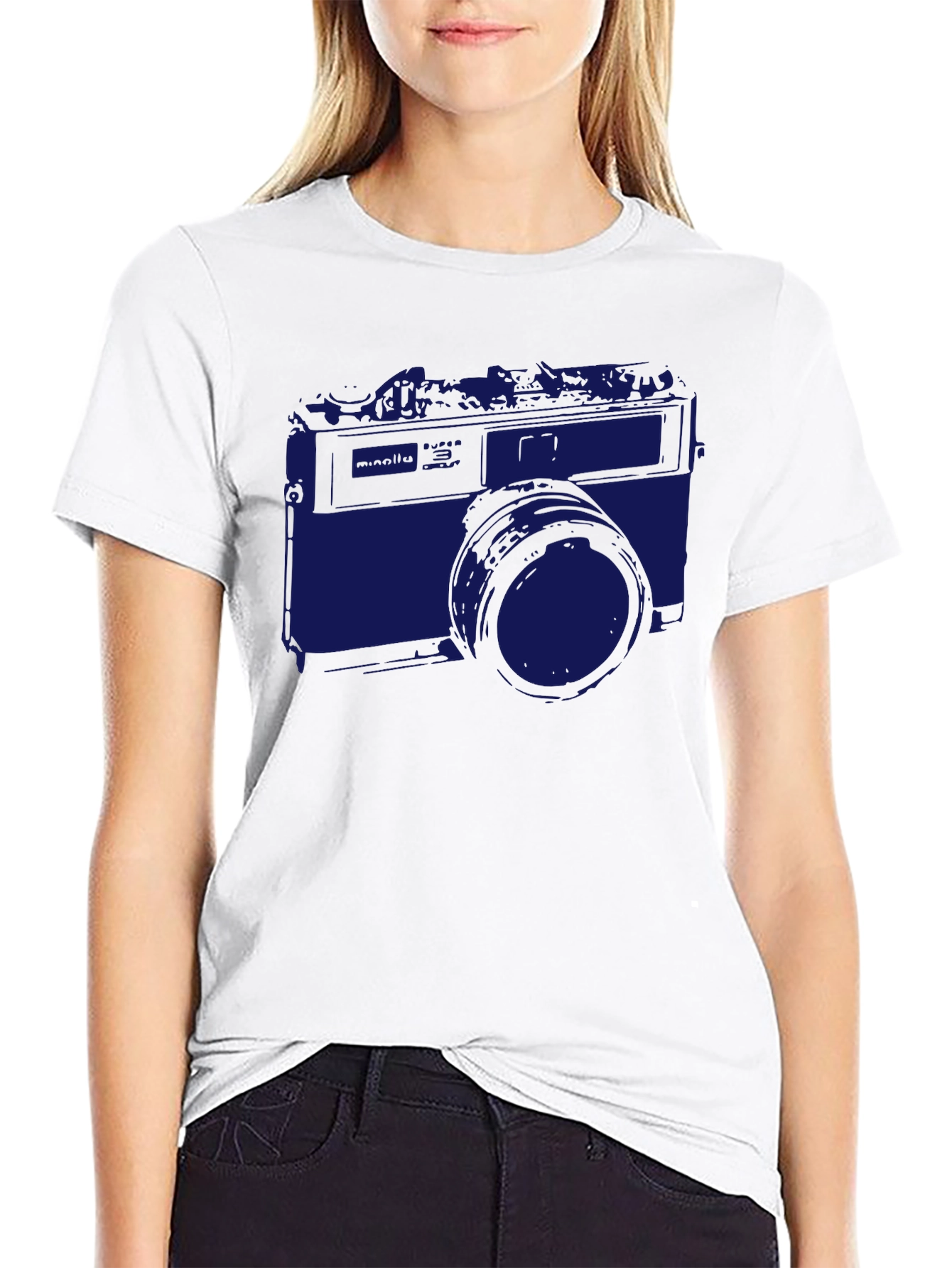 Retro Camera Graphic Tee - Classic Style